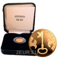 Latvia 5 euron kulta proof 2021 - Avain