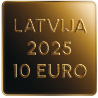 Latvia 5 euron kulta proof 2025 - Maamme