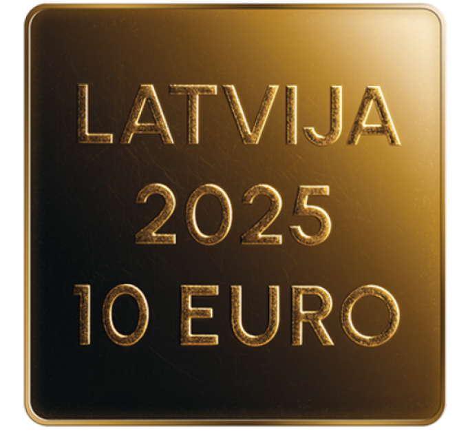 Latvia 5 euron kulta proof 2025 - Maamme