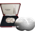 Latvia 5 euron hopea proof 2022 - Latvian tasavallan perustuslaki