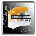 Latvia 5 euron hopea proof 2024 - Rakentamaton rakentaminen