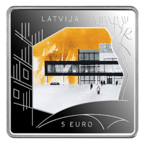 Latvia 5 euron hopea proof 2024 - Rakentamaton rakentaminen