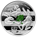Latvia 5 euron hopea proof 2024 - Lapsuuden ilo