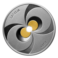 Latvia 5 euron hopea proof 2024 - Energia kolikko