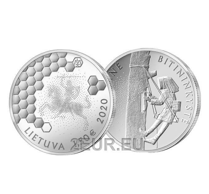 Liettua 1,5 euroa UNC 2020 - Puiden mehiläishoito