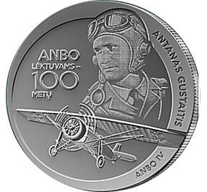 Liettua 1,5 euroa UNC 2025 - ANBO-lentokone - 100 vuotta