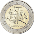 Liettua 2 euroa UNC 2020 - Liettuan tasavallan aseet Vytis