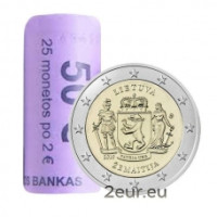Liettua 2 euroa UNC rullaa 2019 -  Žemaitija