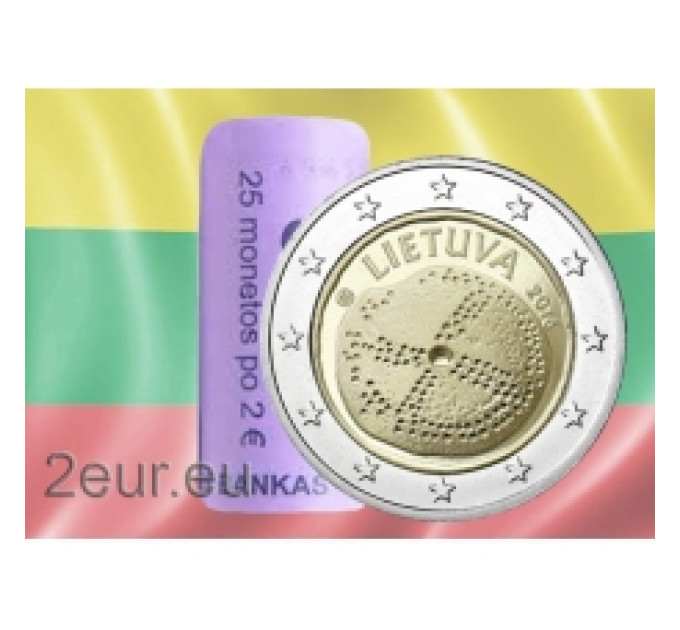 Liettua 2 euroa UNC rullaa 2016 - Baltian kulttuuri
