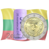 Liettua 2 euroa UNC rullaa 2019 - Liettuan polyfoniset kappaleet