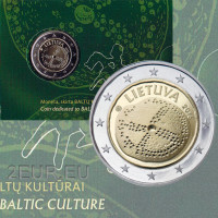 Liettua 2 euroa BU 2016 - Baltic Culture  