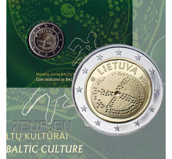 Liettua 2 euroa BU 2016 - Baltic Culture  