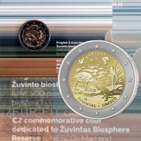 Liettua 2 euroa BU 2021 - Žuvintasin biosfäärialue 