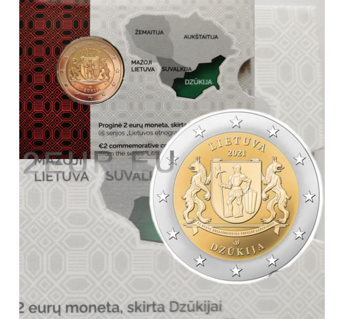 Liettua 2 euroa BU 2021 - Dzūkija 