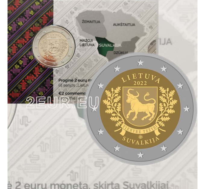 Liettua 2 euroa BU 2022 - Suvalkija 