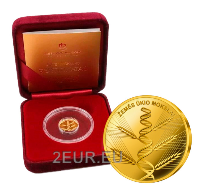 Liettua 5€ kulta proof 2020 - Maataloustieteet