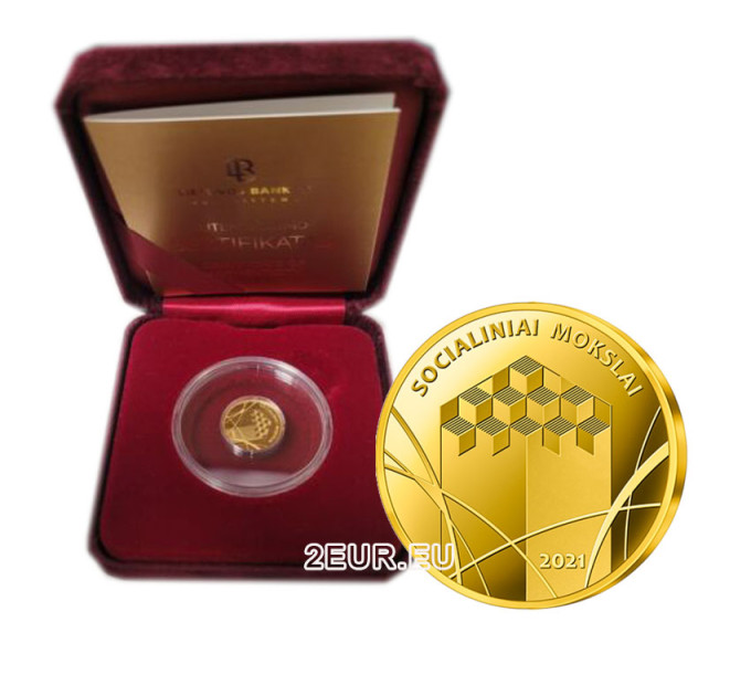 Liettua 5€ kulta proof 2021 - Yhteiskuntatieteet