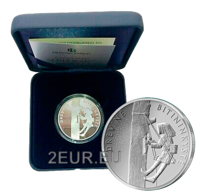 Liettua 10 euron hopea proof 2020 - Mehiläishoito