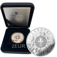 Liettua 5 euron hopea proof 2019 - Partiolaiset