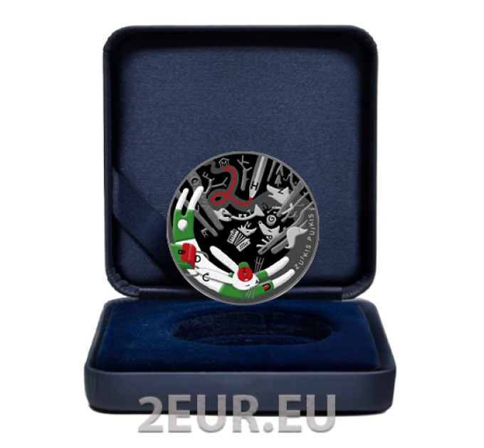 Liettua 5 euron hopea proof 2022 - Zuikis Puikis