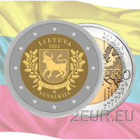 Liettua 2 euroa UNC 2022 - Suvalkija