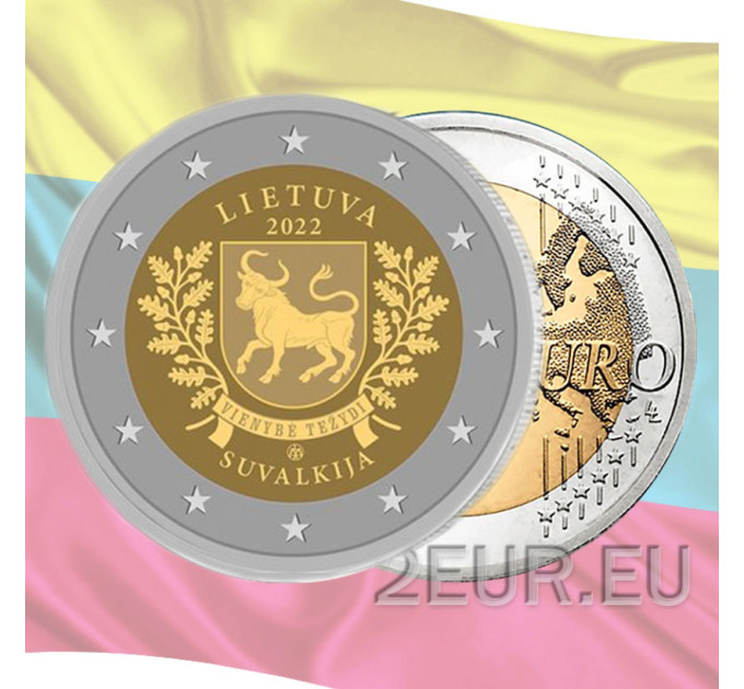 Liettua 2 euroa UNC 2022 - Suvalkija