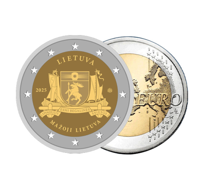 Liettua 2 euroa UNC 2025 - Vähä-Liettua
