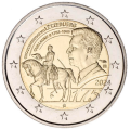 Luxemburg 2 euroa UNC 2024 - 175 vuotta suurherttua Guillaume II:n kuolemasta