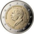 Luxemburg 2 euroa UNC 2026 - SUURHERTTUA GUILLAUMEN VALTAISTUIMELLE NOUSEMINEN JA HÄNEN 45-VUOTISSYNTYMÄPÄIVÄNSÄ