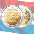 Luxemburg 2 euroa UNC 2006 - 25 vuotta perinnöllisen suurherttua Guillaumen syntymästä