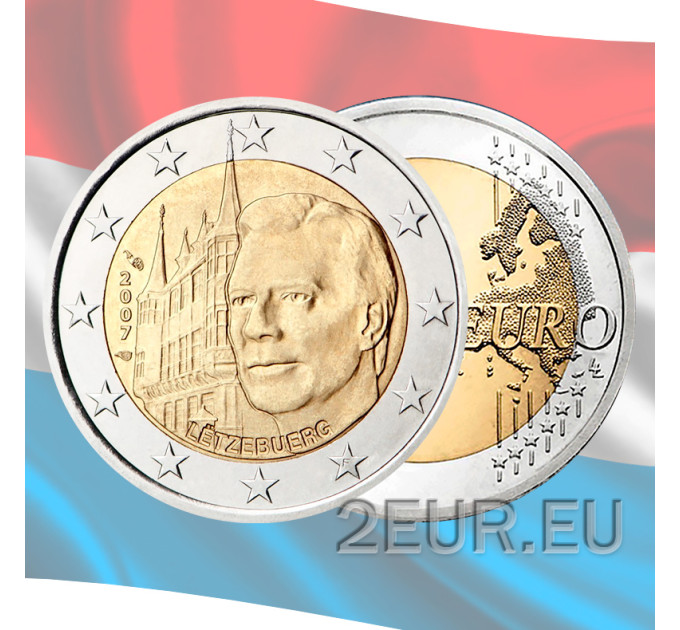 Luxemburg 2 euroa UNC 2007 - Suurherttuan palatsi