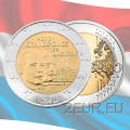Luxemburg 2 euroa UNC 2012 - 100 vuotta suurherttua Guillaume IV:n kuolemasta
