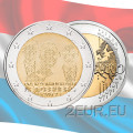 Luxemburg 2 euroa UNC 2012 - Royal Wedding Guillaume ja Stephanie