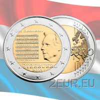 Luxemburg 2 euroa UNC 2013 - Luxemburgin suurherttuakunnan kansallislaulu