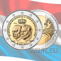 Luxemburg 2 euroa UNC 2014 - 50 vuotta suurherttua Jeanin valtaistuimelle liittymisestä