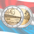 Luxemburg 2 euroa UNC 2016 - Suurherttuatar Charlotte Bridgen 50-vuotisjuhla
