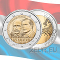 Luxemburg 2 euroa UNC 2020 - 200 vuotta Orange-Nassaun prinssin Henryn syntymästä