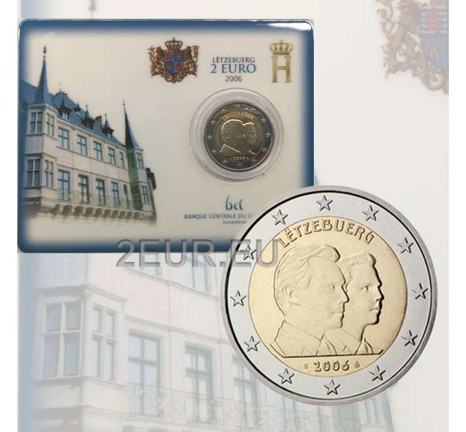 Luxemburg 2 euroa BU 2006 - 25 vuotta perinnöllisen suurruhtinas Guillaumen syntymästä