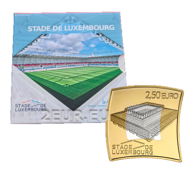 Luxemburg 2,5 euron hopea BU 2022 - Luxemburg
