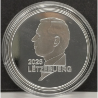 Luxemburg 25 euron hopea BU 2026 - Aurinkokunta - Saturnus