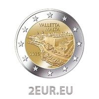 Malta 2 euroa 2026 UNC - Valletta