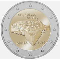 Malta 2 euroa UNC 2024 - Gozon linnoitus