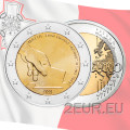 Malta 2 euroa UNC 2011 – Ensimmäiset valitut edustajat 1849