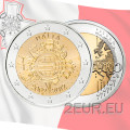 Malta 2 euroa UNC 2012 - 10 vuotta Euro Cash