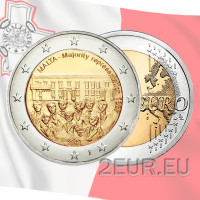 Malta 2 euroa UNC 2012 - Enemmistön edustusto 1887