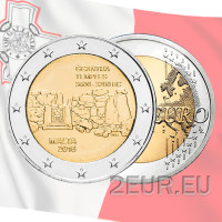 Malta 2 euroa UNC 2016 - Ggantija-temppelit