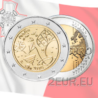 Malta 2 euroa UNC rullaa 2020 - Solidaarisuuden lapsista - Pelit