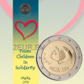 Malta 2 euroa BU 2016 - Solidaarisuus rakkauden kautta