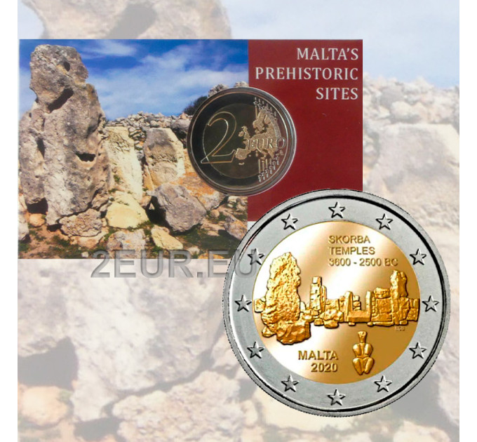 Malta 2 euroa BU 2020 - Skorba-temppelit