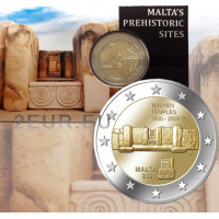 Malta 2 euroa BU 2021 - Tarxienin temppeli